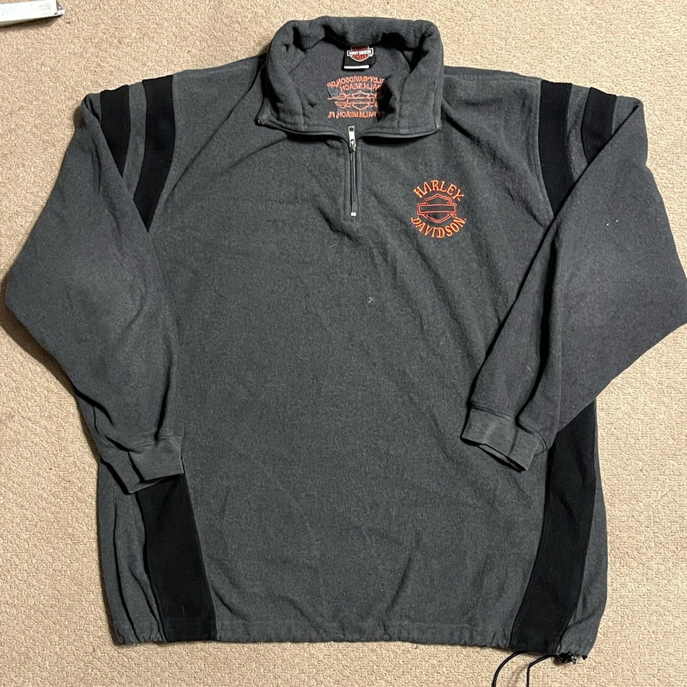 Vintage Harley-Davidson West Palm Beach Quarter Zip